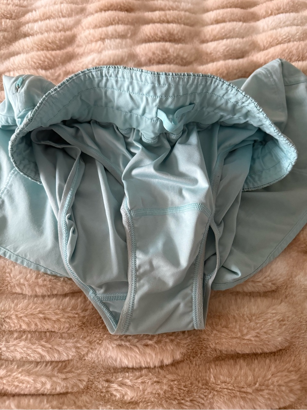 lululemon athletica Light Aqua Women's Athletic Shorts - Picture 5 of 6